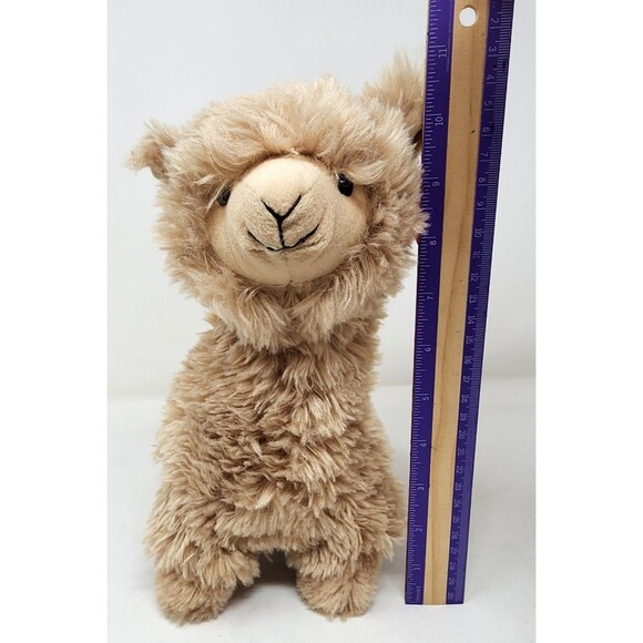 Gund Llama Plush Lakota Gold Beige 10.5 Ins Stuffed Toy Cuddly Standing RARE - Picture 11 of 12